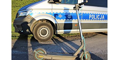 Wystarczyła chwila. Policyjna kontrola zakończyła przejażdżkę 20-latka