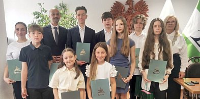 Stypendyści gminy Babice odebrali gratulacje