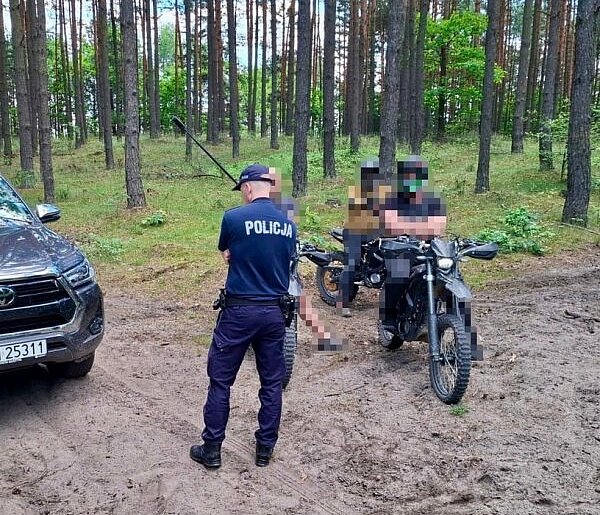 Leśna kontrola przyniosła nieoczekiwany finał. W akcji Policja i Straż Leśna