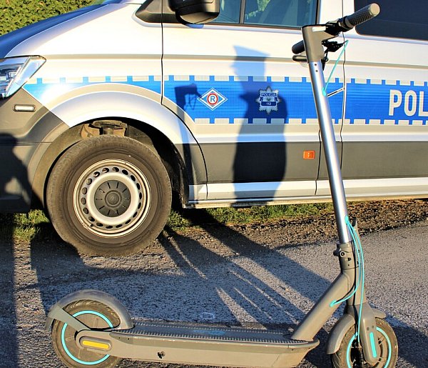 Wystarczyła chwila. Policyjna kontrola zakończyła przejażdżkę 20-latka