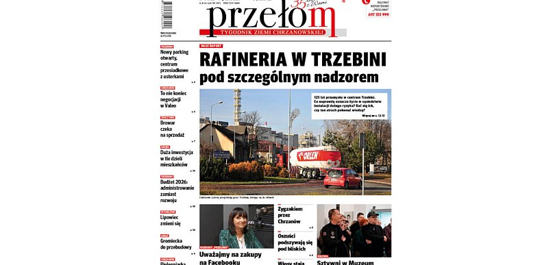 O czym przeczytasz w nowym numerze tygodnika „Przełom”?