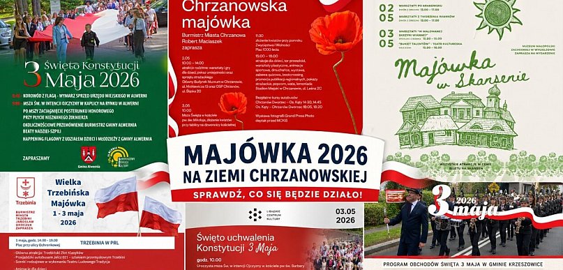 Majówka 2026 na ziemi chrzanowskiej. Sprawdź, gdzie warto być w najbliższy weekend