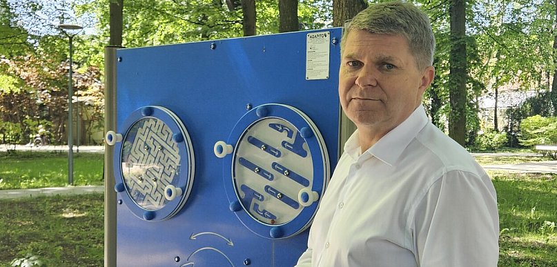 Szpital w Krzeszowicach otwiera oficjalnie swój park po rewitalizacji